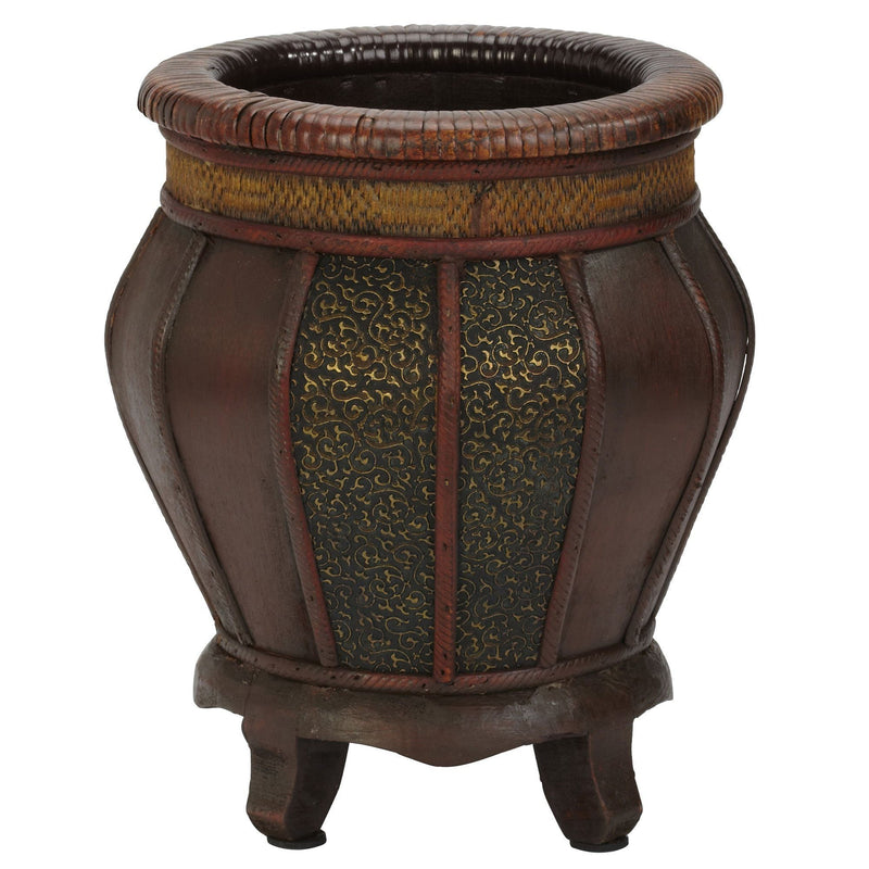 Decorative Wood Panel Planters (Set of 2), photo 2 of 3