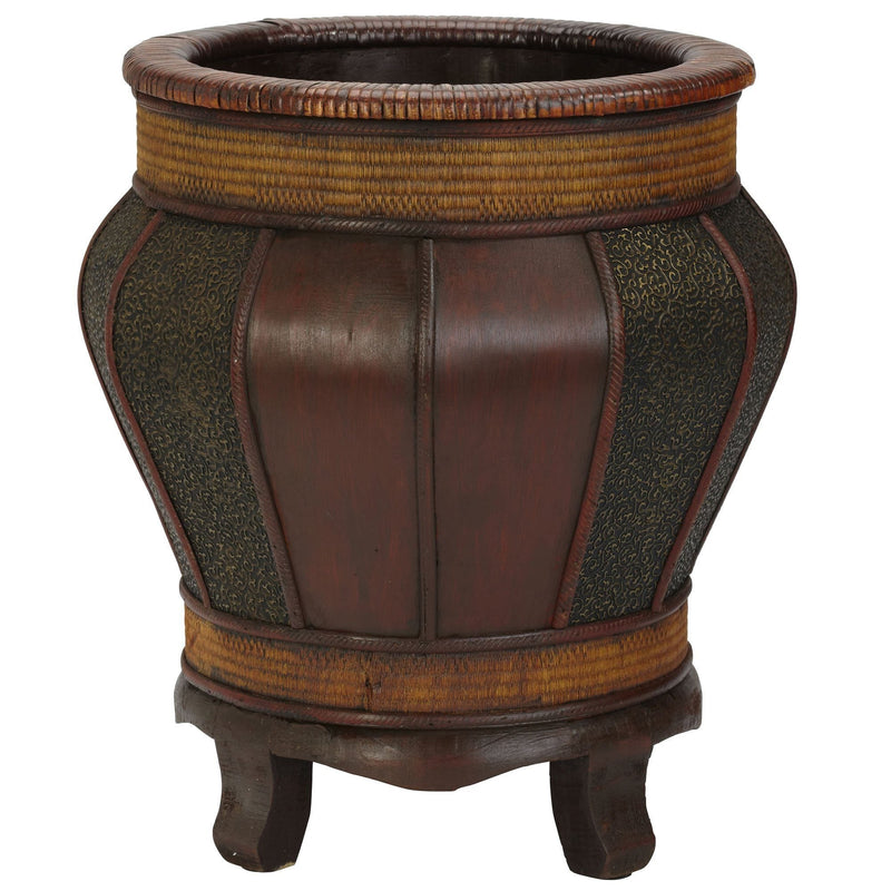 Decorative Wood Panel Planters (Set of 2), photo 3 of 3