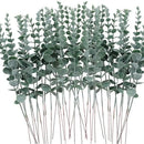 Artificial eucalyptus greenery stems for living room decor by Decorbites