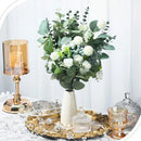 Artificial flower plants eucalyptus stems 90pcs wedding decor by Decorbites
