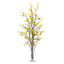 Forstyhia w/Vase Silk Flower Arrangement