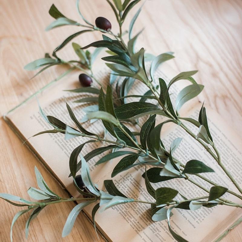 Artificial Fuax Large Olive Stem 41" Tall, photo 3 of 4