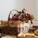 Artificial Fruit Pomegranate Fruit Bouquet 12" Tall