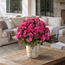 Geranium in Farmhouse Planter UV Resistant (Indoor/Outdoor) by Nearly Natural