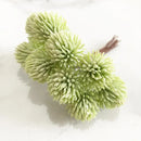 Artificial green plant flower cherry berries bundle living room decor by Decorbites