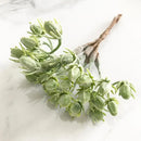 Artificial green plant flower cherry berries bundle living room decor by Decorbites