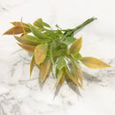 Artificial green plant flower cherry berries bundle living room decor by Decorbites