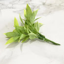 Artificial green plant flower cherry berries bundle living room decor by Decorbites