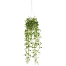 Green Variegated Wandering Jew Hanging Basket Artificial Plant