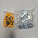 Screw, Washer and Plug Kit – Timber, Drywall and Plaster – 50 Pack by Designer Plants USA