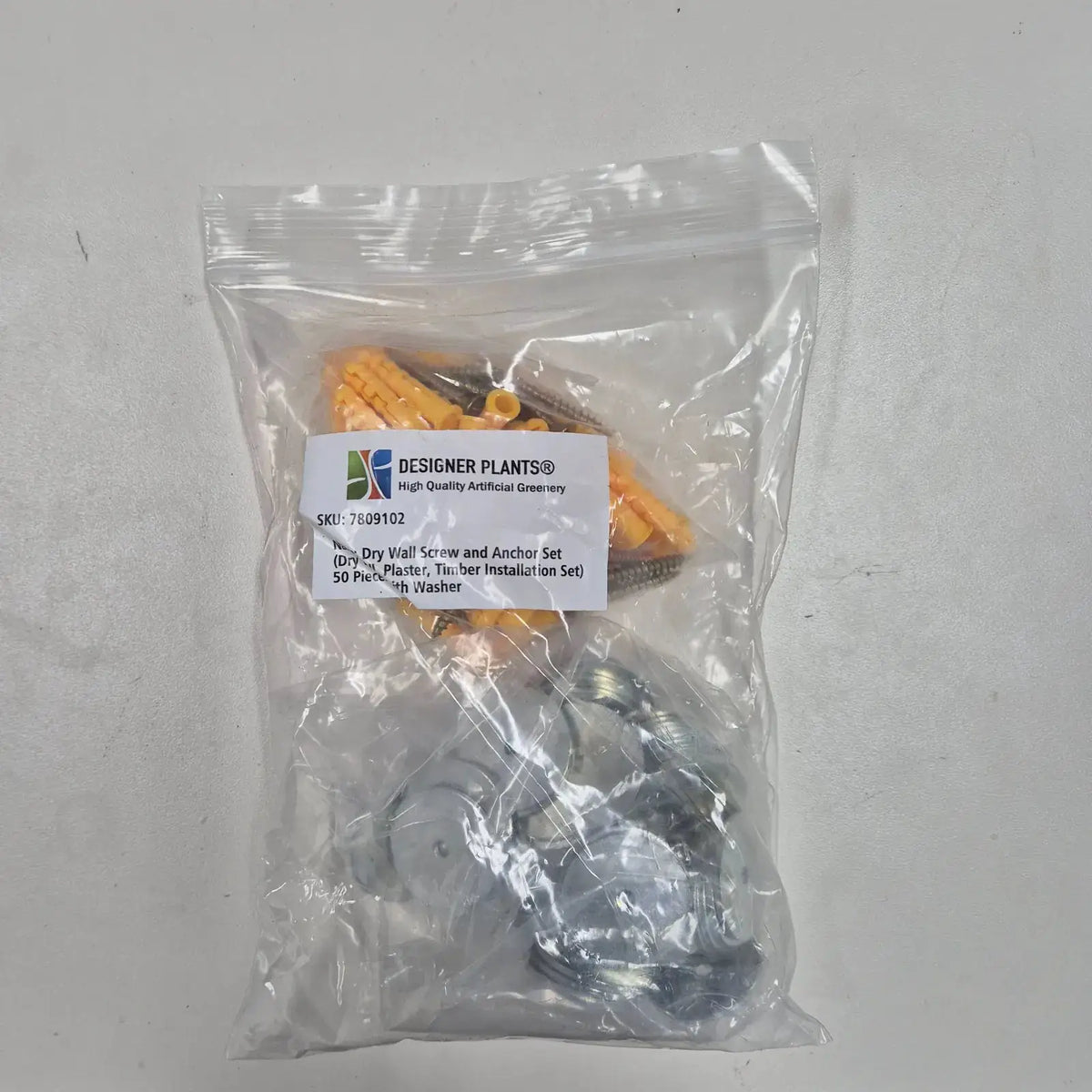 Screw, Washer and Plug Kit – Timber, Drywall and Plaster – 50 Pack, photo 3 of 5