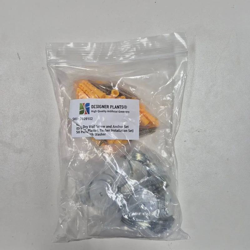 Screw, Washer and Plug Kit – Timber, Drywall and Plaster – 50 Pack, photo 3 of 5