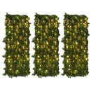 Artificial Greenery Wall Panels with LED Lights by Lee Display