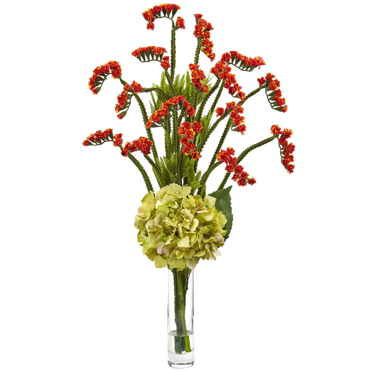 Hydrangea and Statice Bud Arrangement, photo 2 of 4