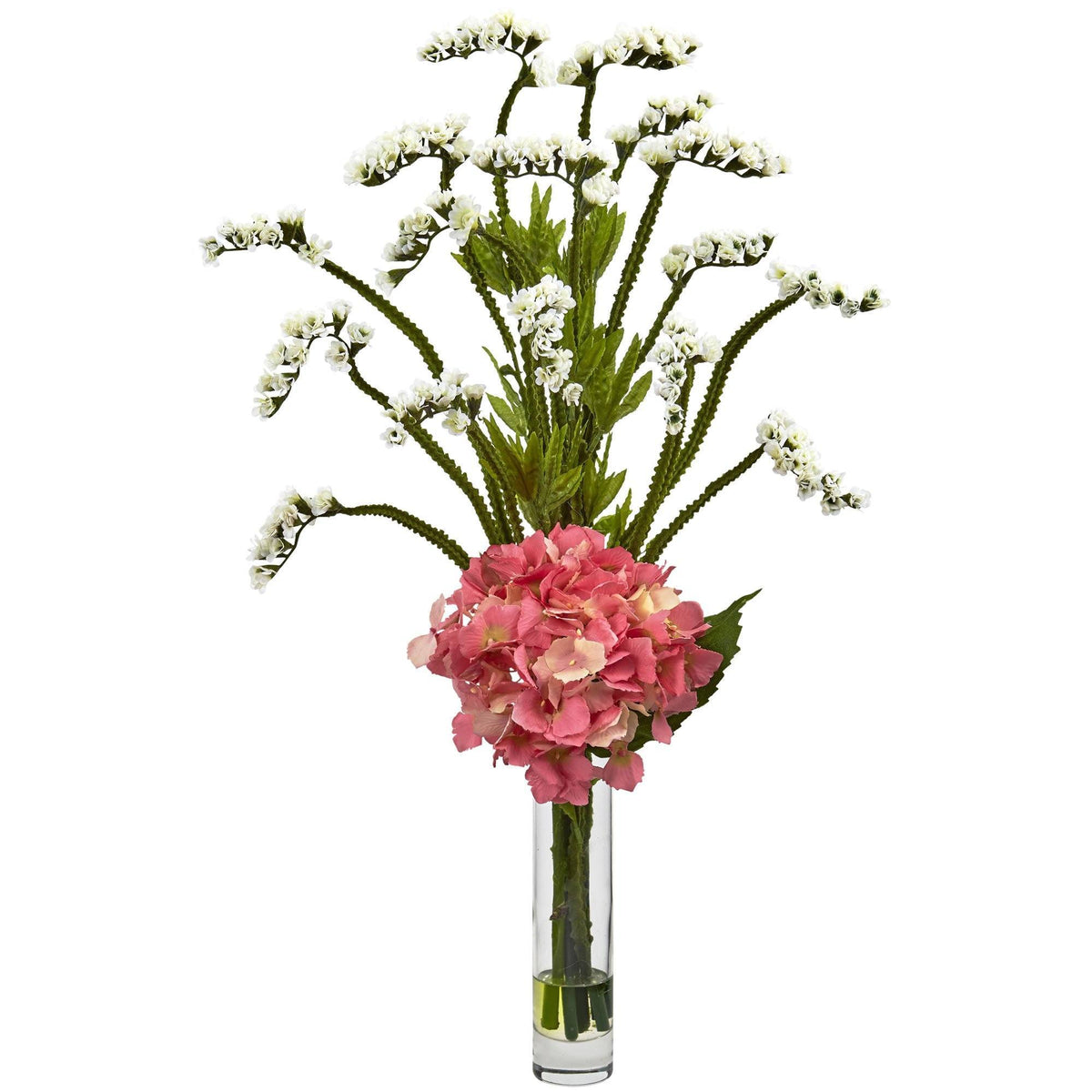 Hydrangea and Statice Bud Arrangement, photo 4 of 4
