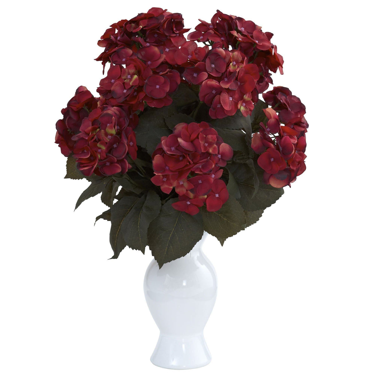 Hydrangea w/White Vase, photo 2 of 2