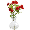 Japanese Artificial Arrangement in Vase (Set of 2)