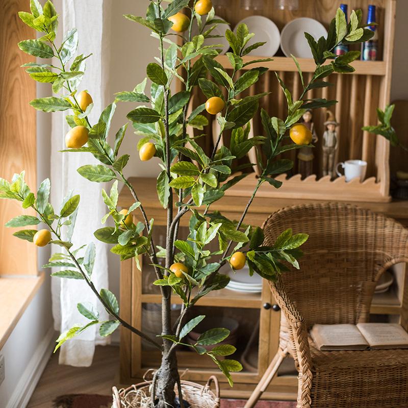 Artificial Lemon Tree In Pot