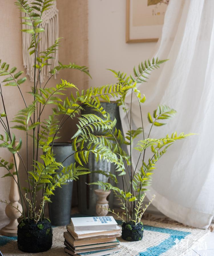 Artificial Faux Eagle Fern Bulk Plant