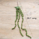 Artificial Plant Tear Drop Hanging 28" Long