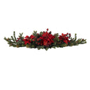 Poinsettia & Berry Centerpiece