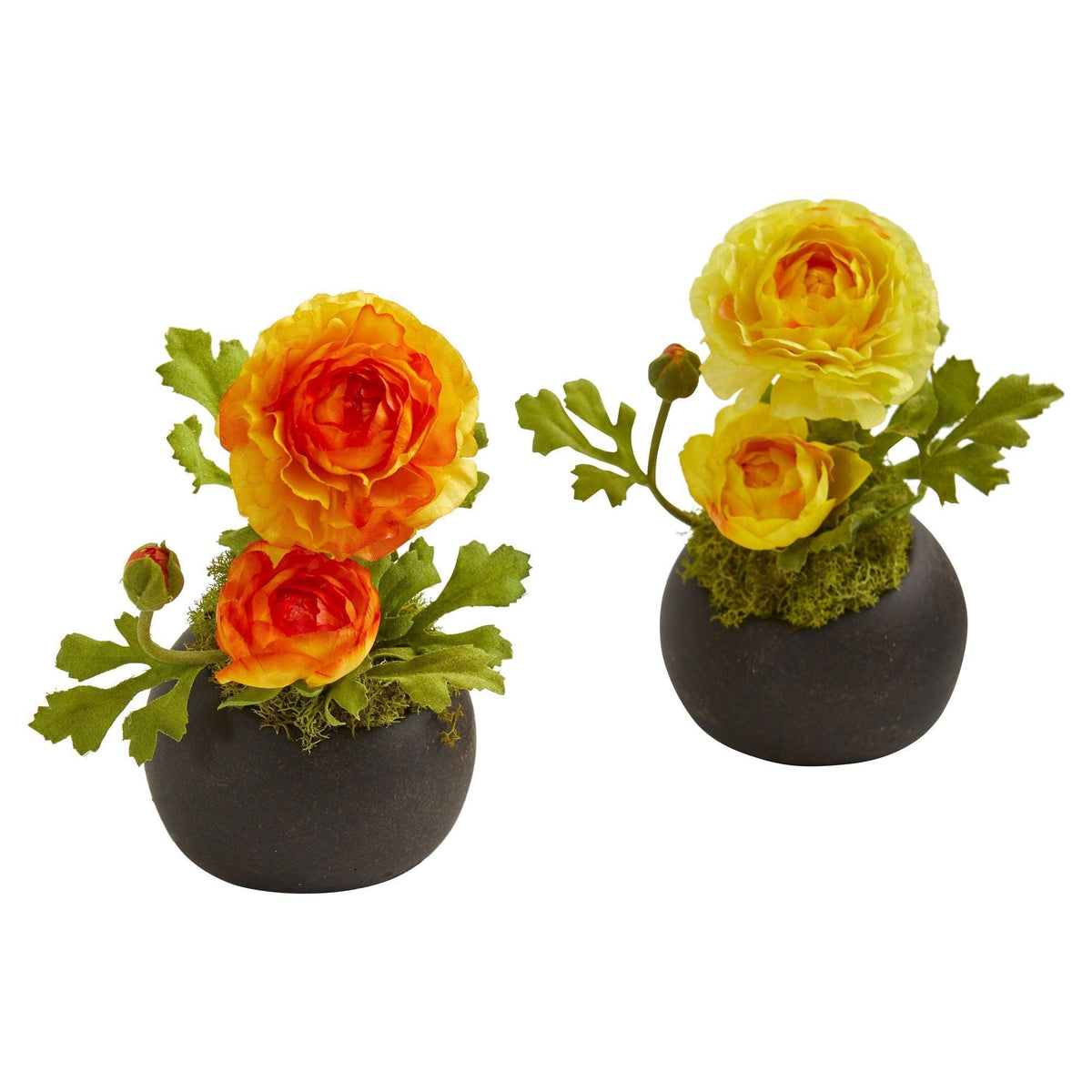 Ranunculus Artificial Arrangement (Set of 2), photo 4 of 6