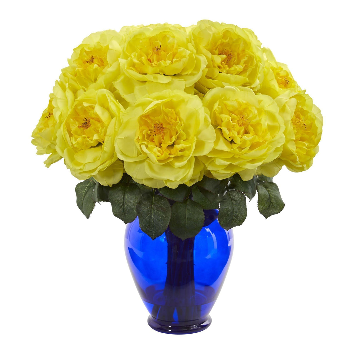 Rose Artificial Arrangement in Rose Colored Vase, photo 4 of 4