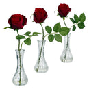 Rose w/Bud Vase (Set of 3)