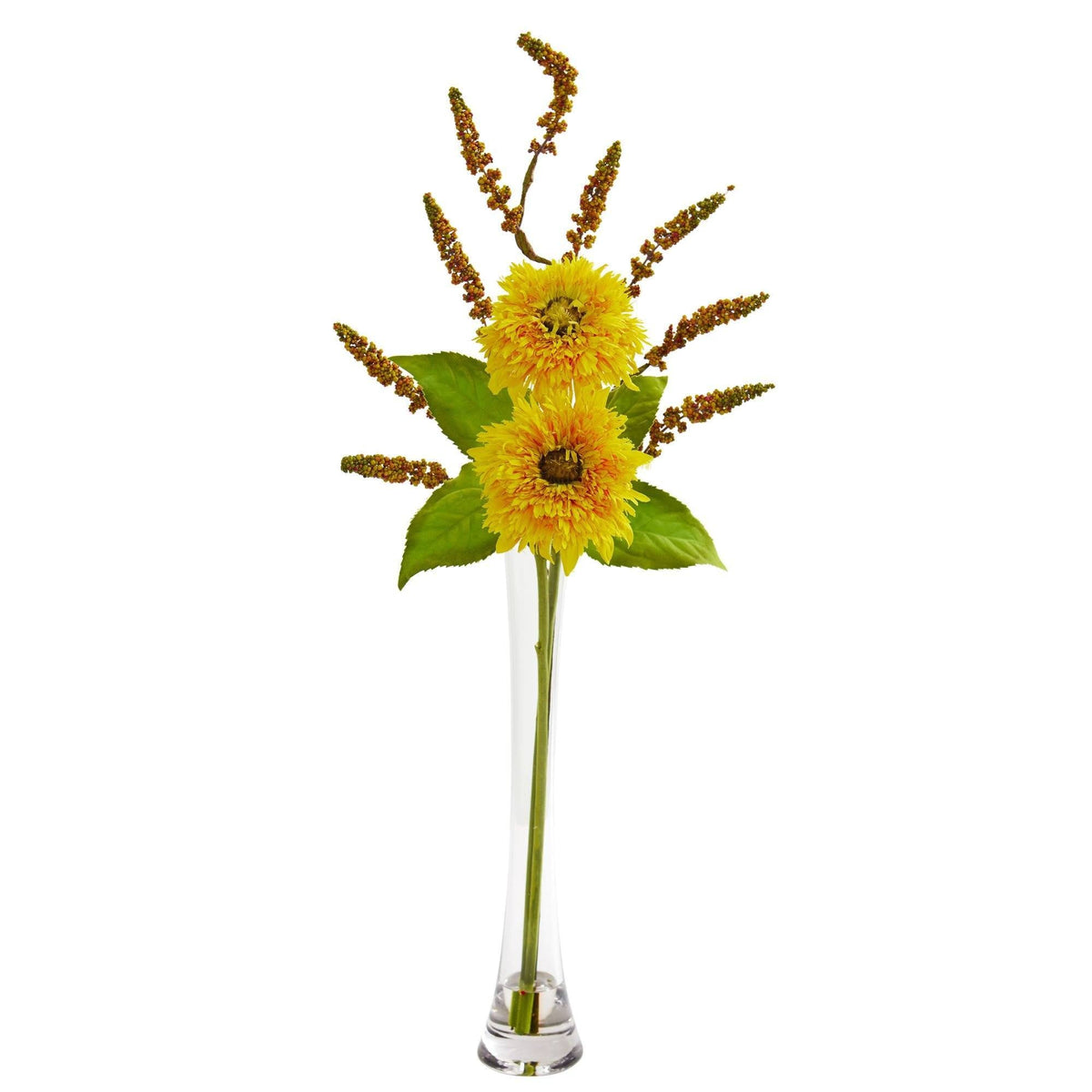Sunflower & Berry Artificial Arrangement, photo 3 of 3
