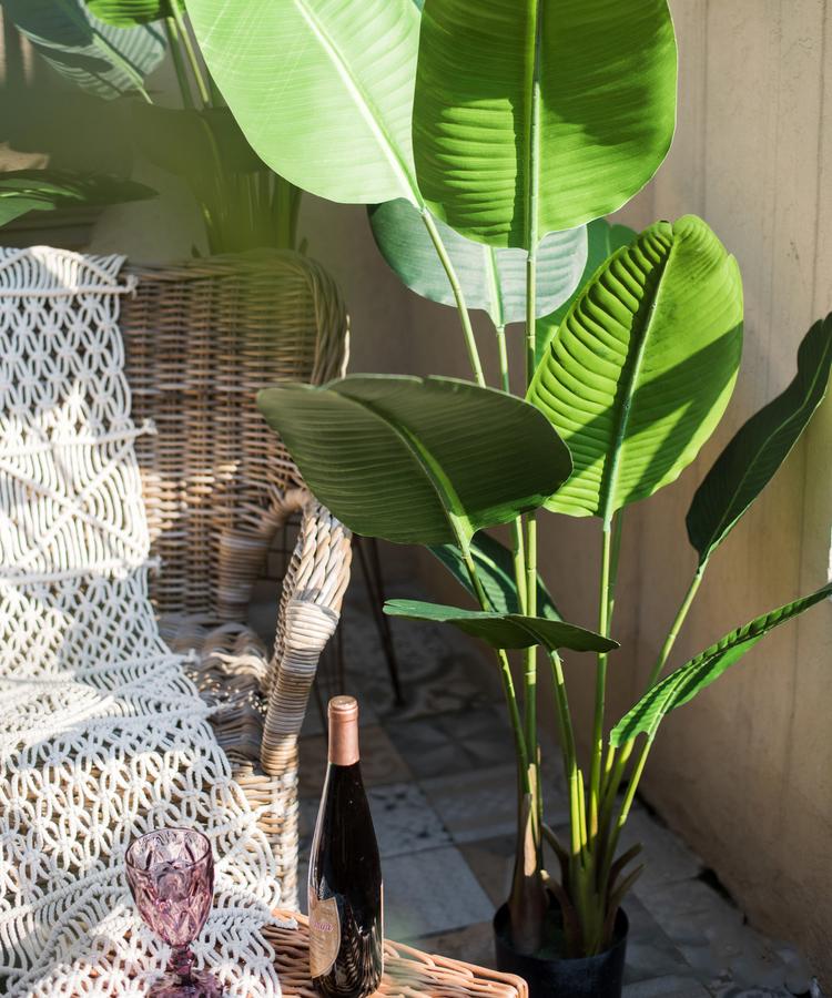 Artificial Silk Travelers Palm Tree In Pot