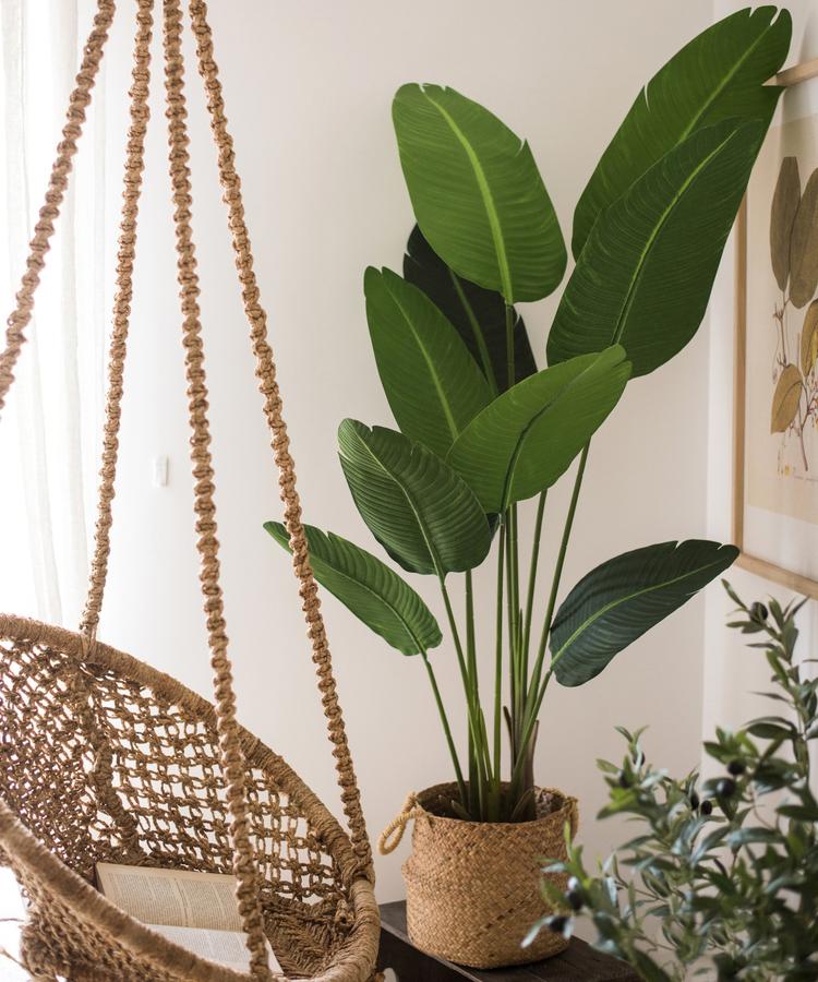 Artificial Silk Travelers Palm Tree In Pot