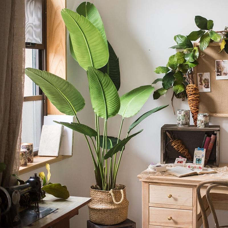 Artificial Silk Travelers Palm Tree In Pot