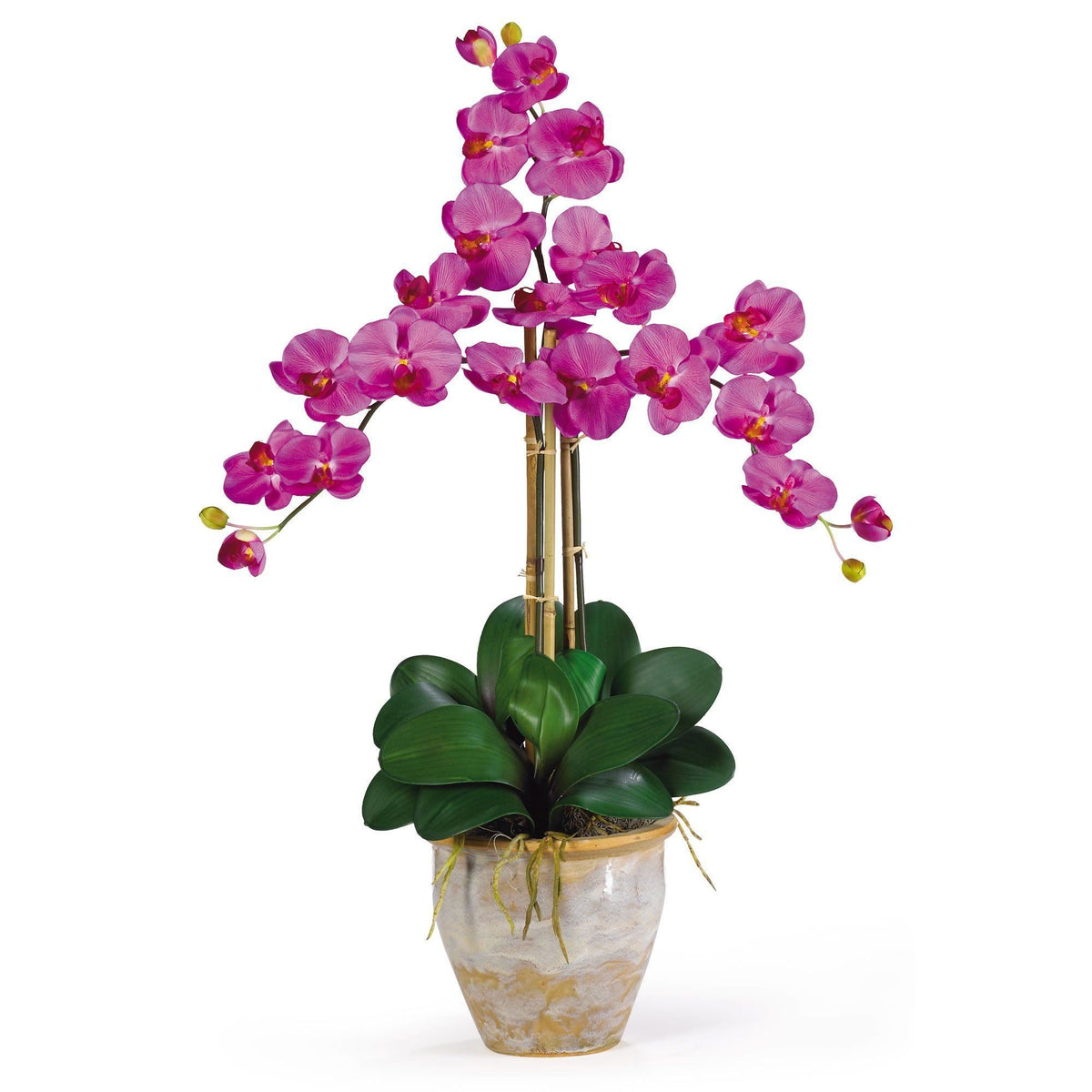 Triple Stem Phalaenopsis Silk Orchid Arrangement, photo 7 of 8