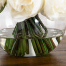 Wedding Collection 15" Artificial Peony Arrangement in Glass Vase