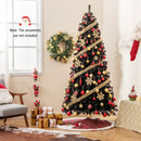 6/7 FT Artificial Christmas Tree with Bendable Top Section and Warm Light by LJGDeals