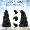 6/7 FT Artificial Christmas Tree with Bendable Top Section and Warm Light by LJGDeals