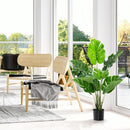 4 Feet Artificial Monstera Deliciosa Tree with 10 Leaves of Different Sizes by LJGDeals