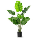 4 Feet Artificial Monstera Deliciosa Tree with 10 Leaves of Different Sizes by LJGDeals