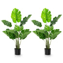 2 Pack Artificial Monstera Deliciosa Tree with 10 Leaves of Different Sizes by LJGDeals
