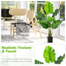 4 Feet Artificial Monstera Deliciosa Tree with 10 Leaves of Different Sizes by LJGDeals