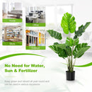 2 Pack Artificial Monstera Deliciosa Tree with 10 Leaves of Different Sizes by LJGDeals