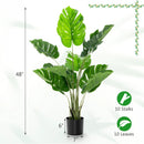 2 Pack Artificial Monstera Deliciosa Tree with 10 Leaves of Different Sizes by LJGDeals