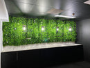 White Oasis Artificial Vertical Garden Green Wall Panel 40×40in 11 SQ FT – UV Resistant – Commercial Grade