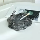 GobekUsa Iceberg Glass Dessert Plate: Artistic French Club Tableware