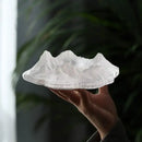 GobekUsa Iceberg Glass Dessert Plate: Artistic French Club Tableware