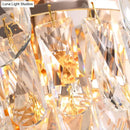 GobekUsa Artistic Crystal Tiered Wall Lamp - Elegant Brass 3-Head Wall Light Fixture for Living Room