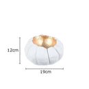 GobekUsa Gold Pumpkin Resin Sculpture Ornaments Home Decor-Artistic Room Aesthetics