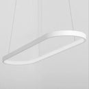 GobekUsa Artistic Metal Dining Room LED Pendant Light Fixture with Flowing Shapes