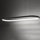 GobekUsa Artistic Metal Dining Room LED Pendant Light Fixture with Flowing Shapes