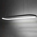 GobekUsa Artistic Metal Dining Room LED Pendant Light Fixture with Flowing Shapes